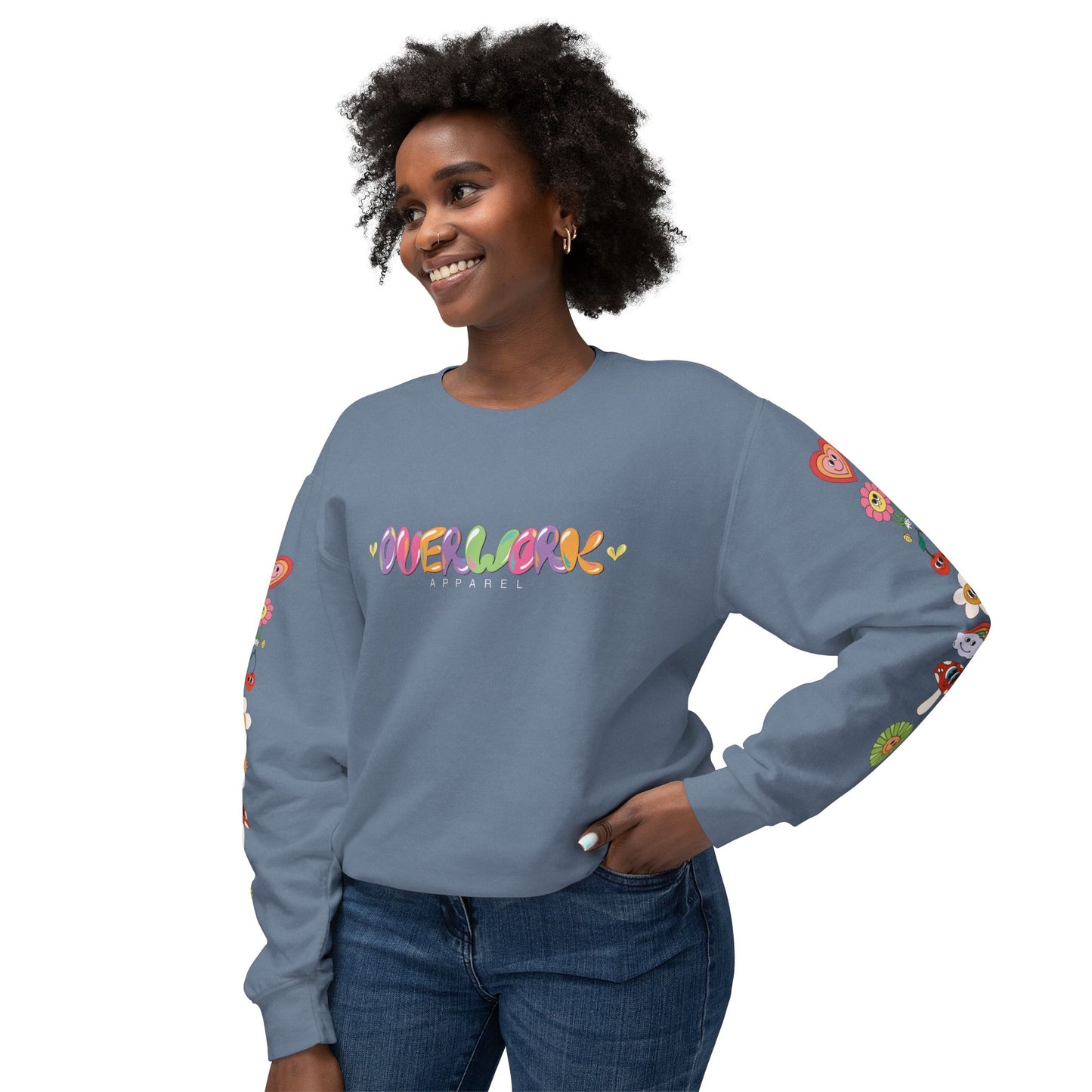 Bubble Logo Lightweight Crewneck Sweatshirt