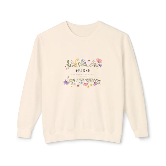 Nurse Lightweight Crewneck Sweatshirt