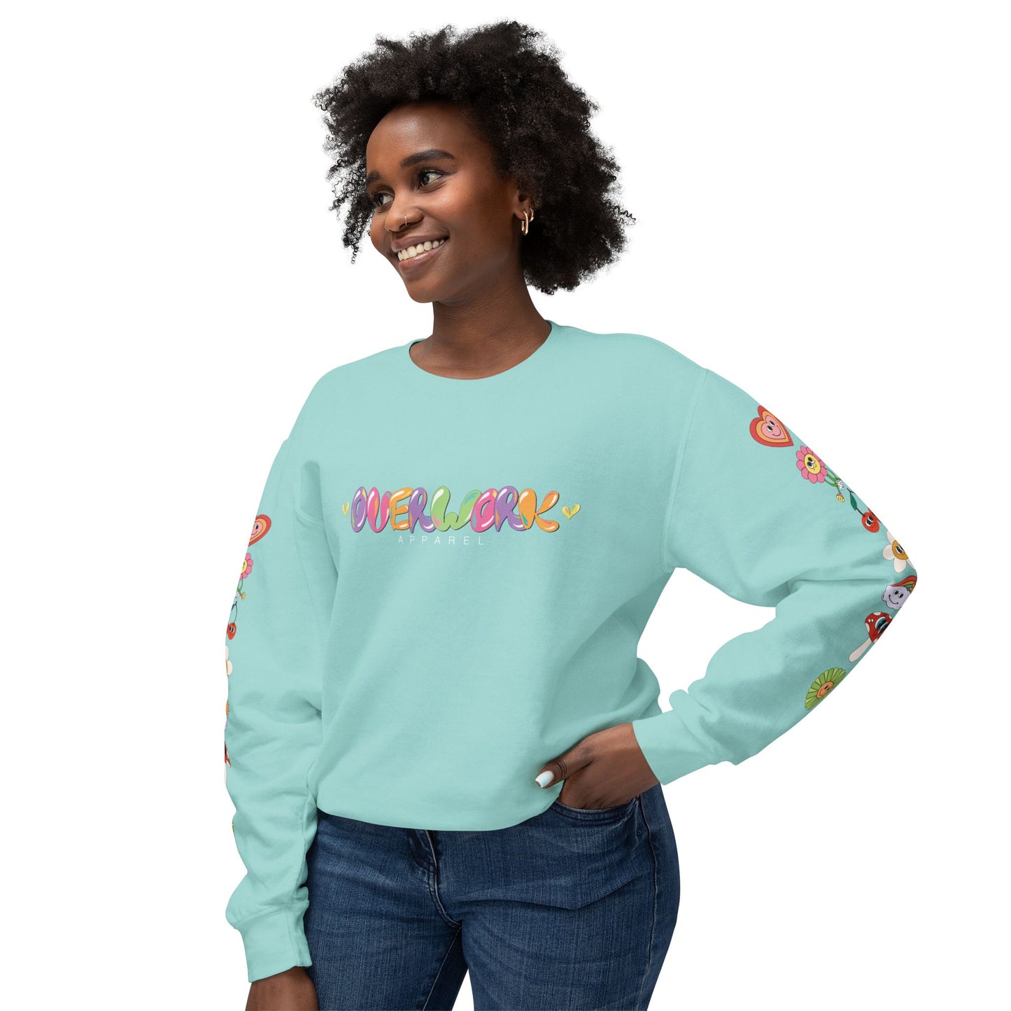 Bubble Logo Lightweight Crewneck Sweatshirt